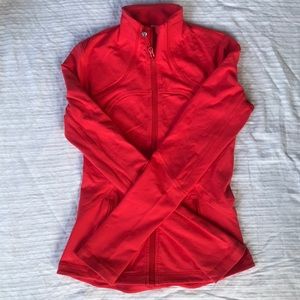 Tomato Red Lululemon Athletic Jacket